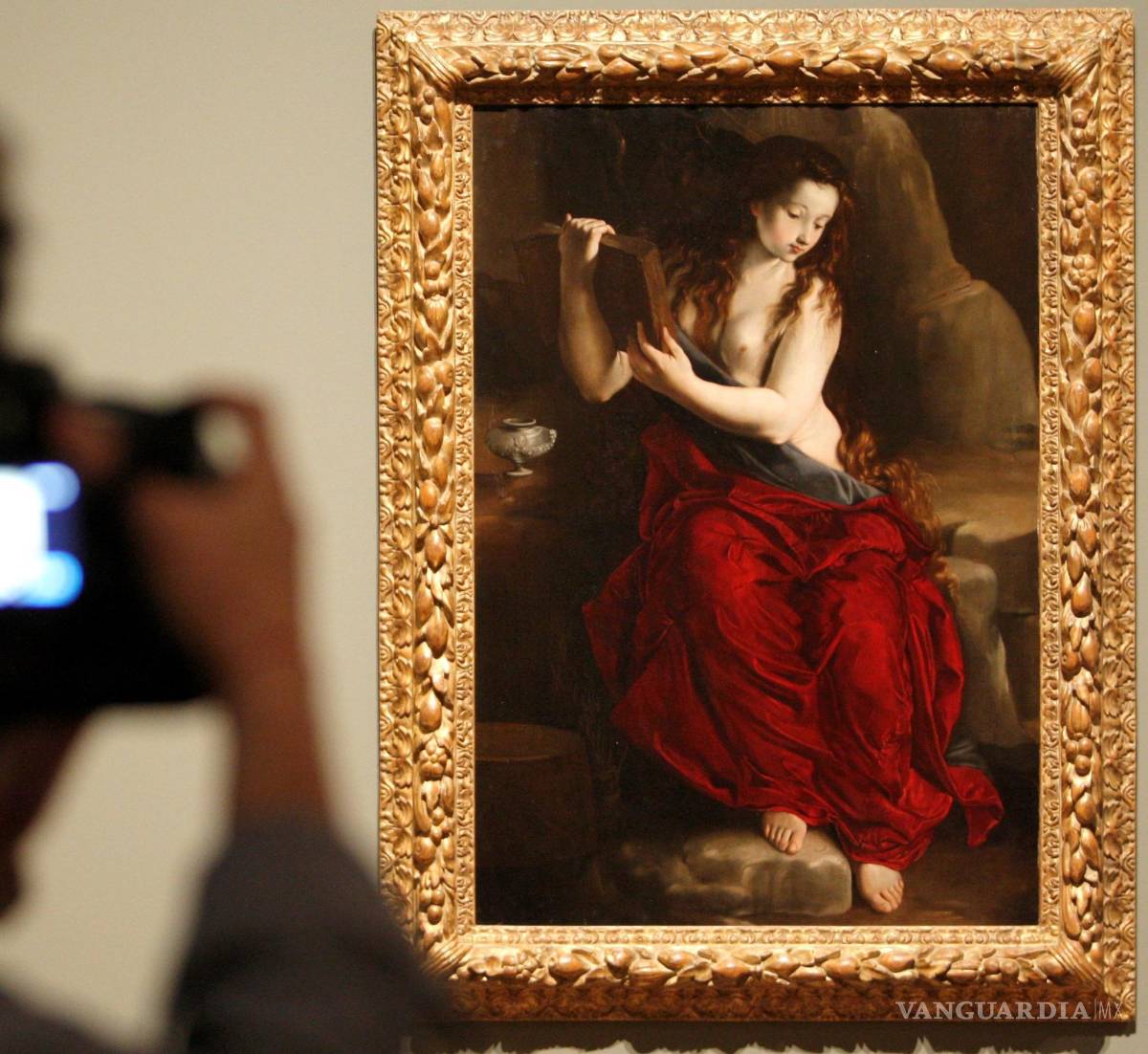 $!La Magdalena penitente, de Juan Bautista Maíno, uno de los maestros más destacados de la pintura española de la primera mitad del siglo XVII.