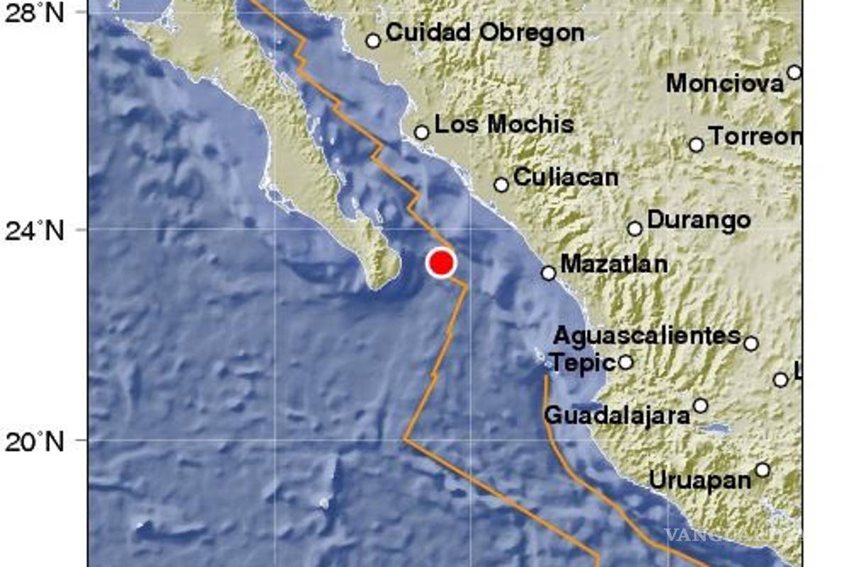 Sismo de 5.2 grados sorprendió a Culiacán