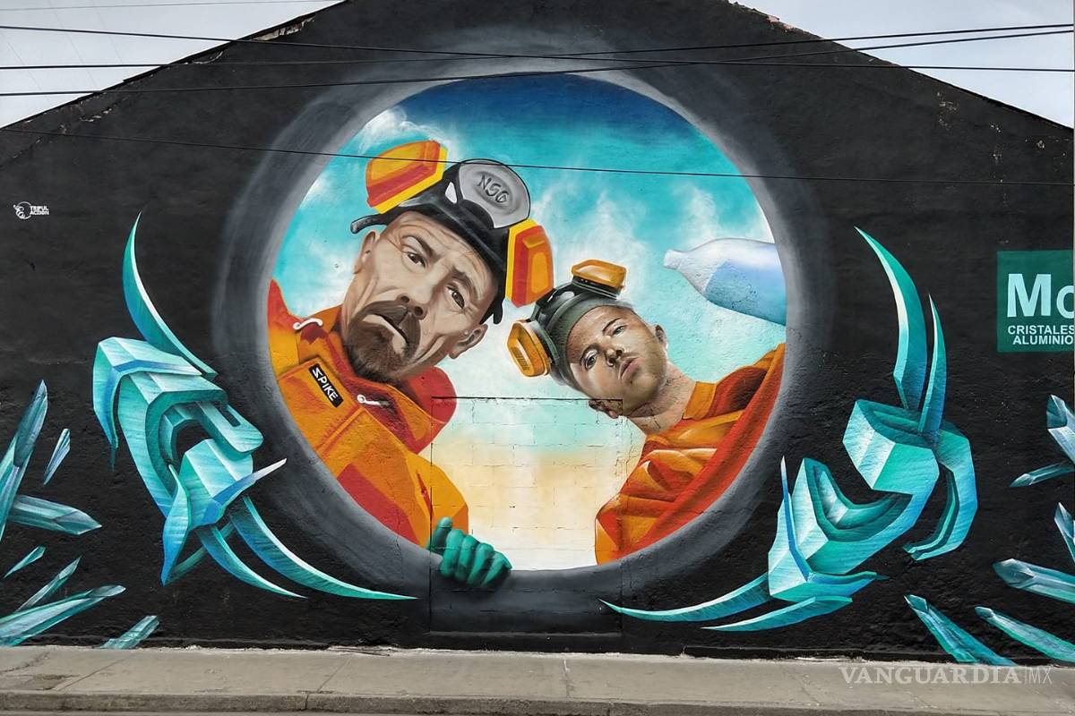 Walter White ‘visita’ Saltillo con ayuda del colectivo Tripulaczión