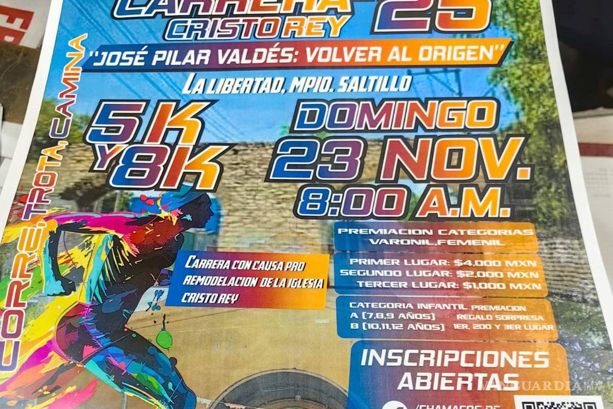 $!La prueba ofrece 5K y 8K con premiación en efectivo para ambas ramas.