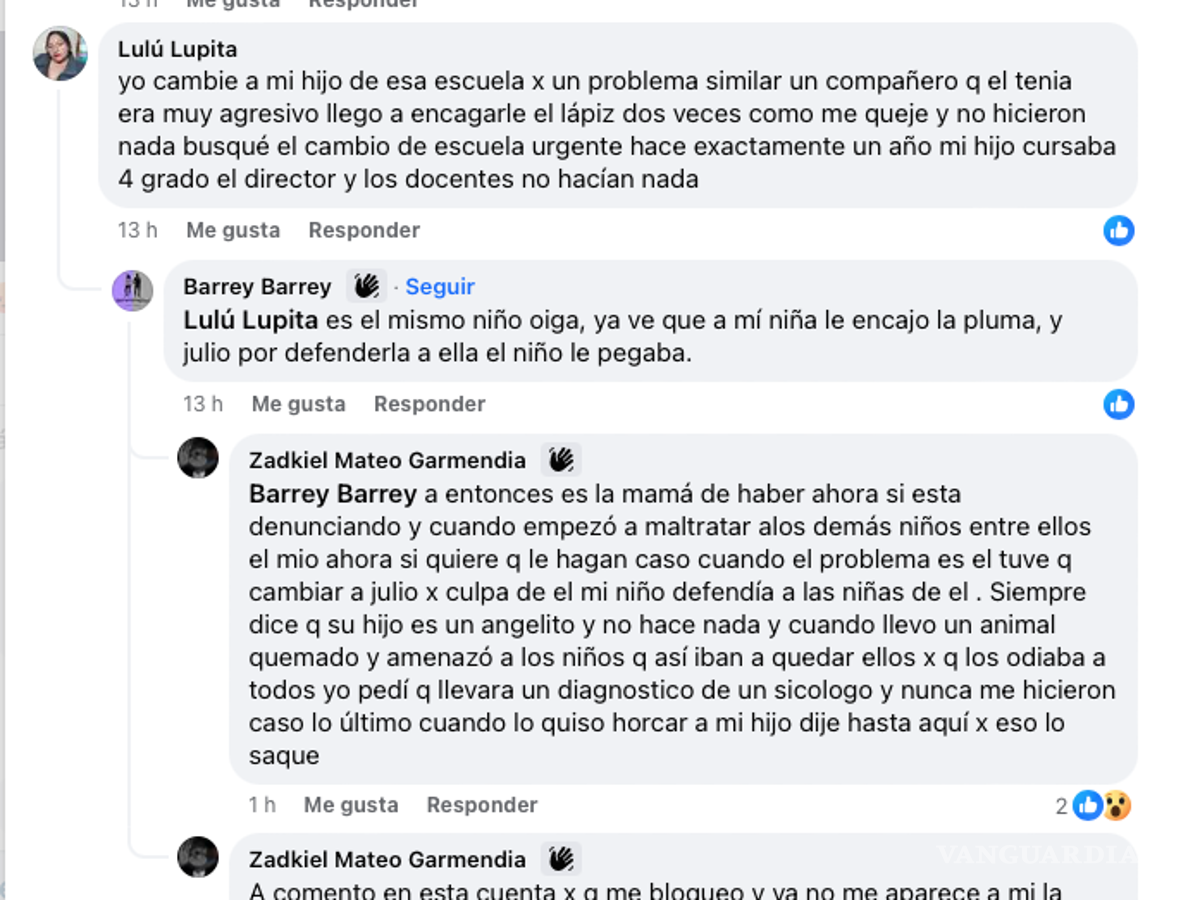 $!El director y docentes de la escuela primaria Jovita Moreira Cobos, enfrenta críticas tras el presunto incidente de amenazas entre estudiantes en Saltillo.