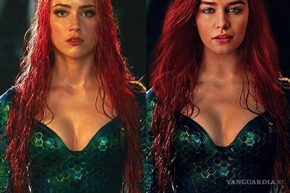 Amber Heard fuera de Aquaman 2, entra Emilia Clarke: Forbes