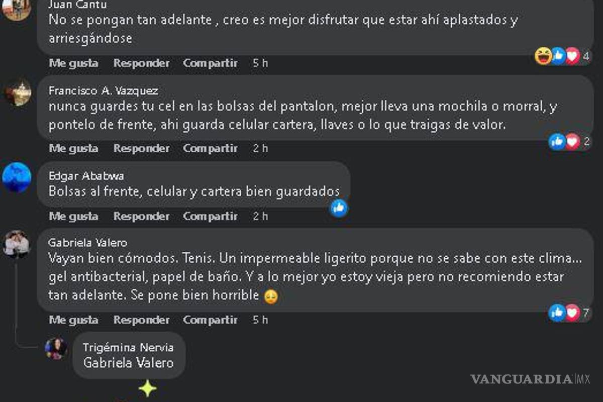 $!Usuarios responden a madre de familia, le dan recomendaciones para asistir a Festival Pa’l Norte con su hija.