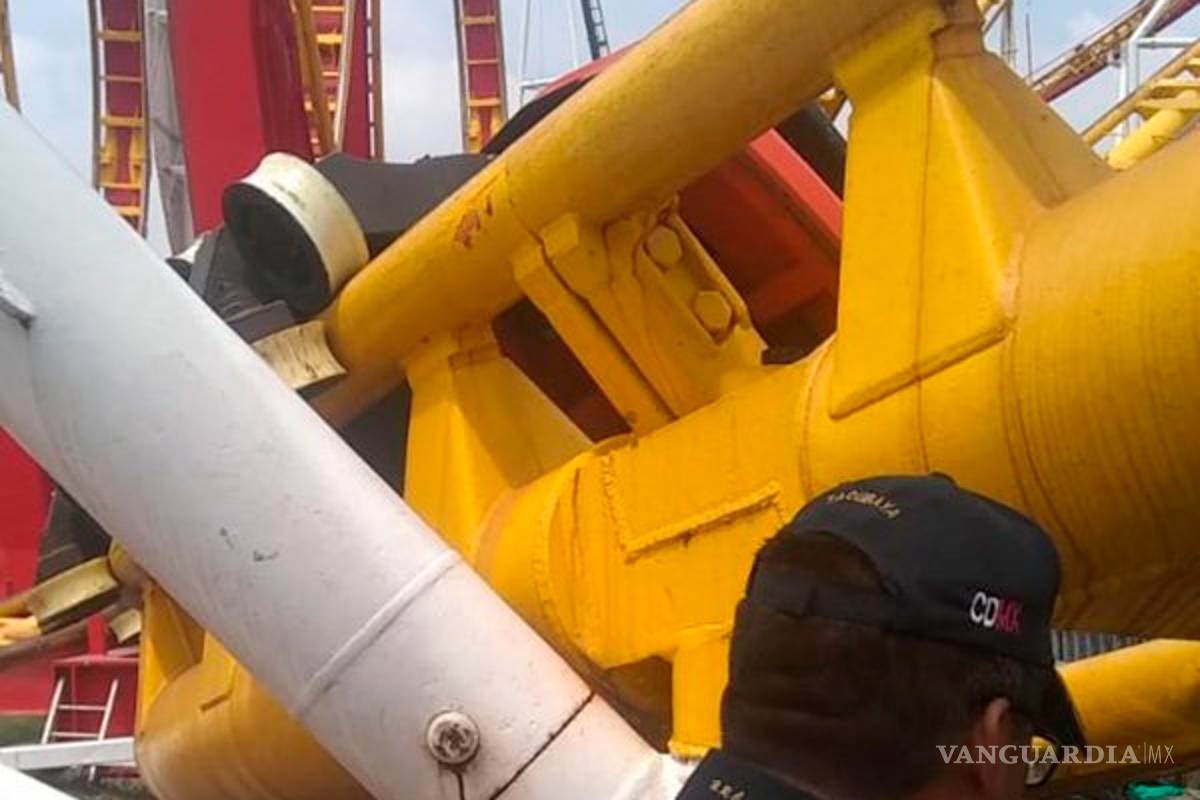 Terrible accidente en la montaña rusa de La Feria de Chapultepec, dos personas perdieron la vida