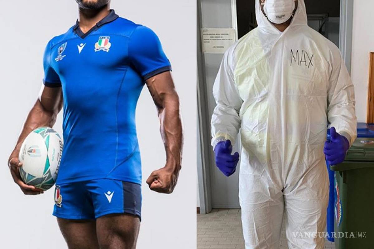 De las canchas a voluntario en un hospital de Italia, es la historia de Maxime Mbanda para combatir al coronavirus