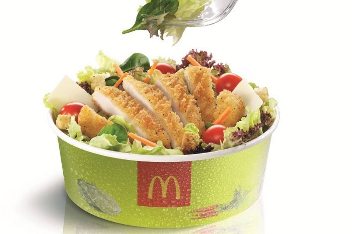 Cuidado, una ensalada de McDonald's engorda más que su hamburguesa doble