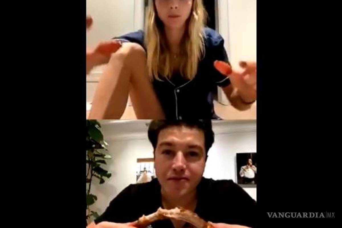 Samuel García regaña a su esposa, Mariana Rodríguez, por 'enseñar mucha pierna' en un live