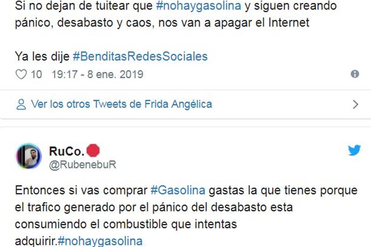 $!#NoHayGasolina se vuelve trending y genera psicosis en redes sociales