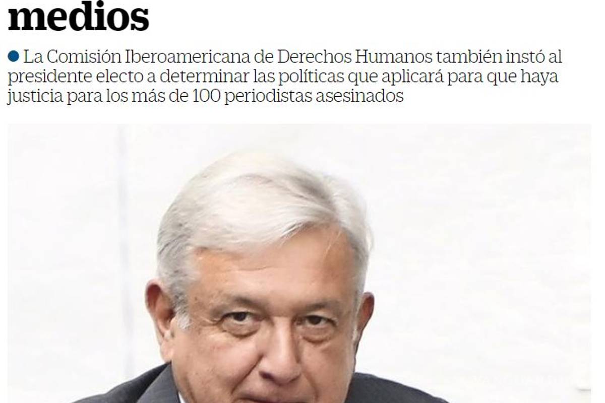 Difunden comunicado falso de la 'CIDH' pidiendo a AMLO no descalificar a medios de comunicación