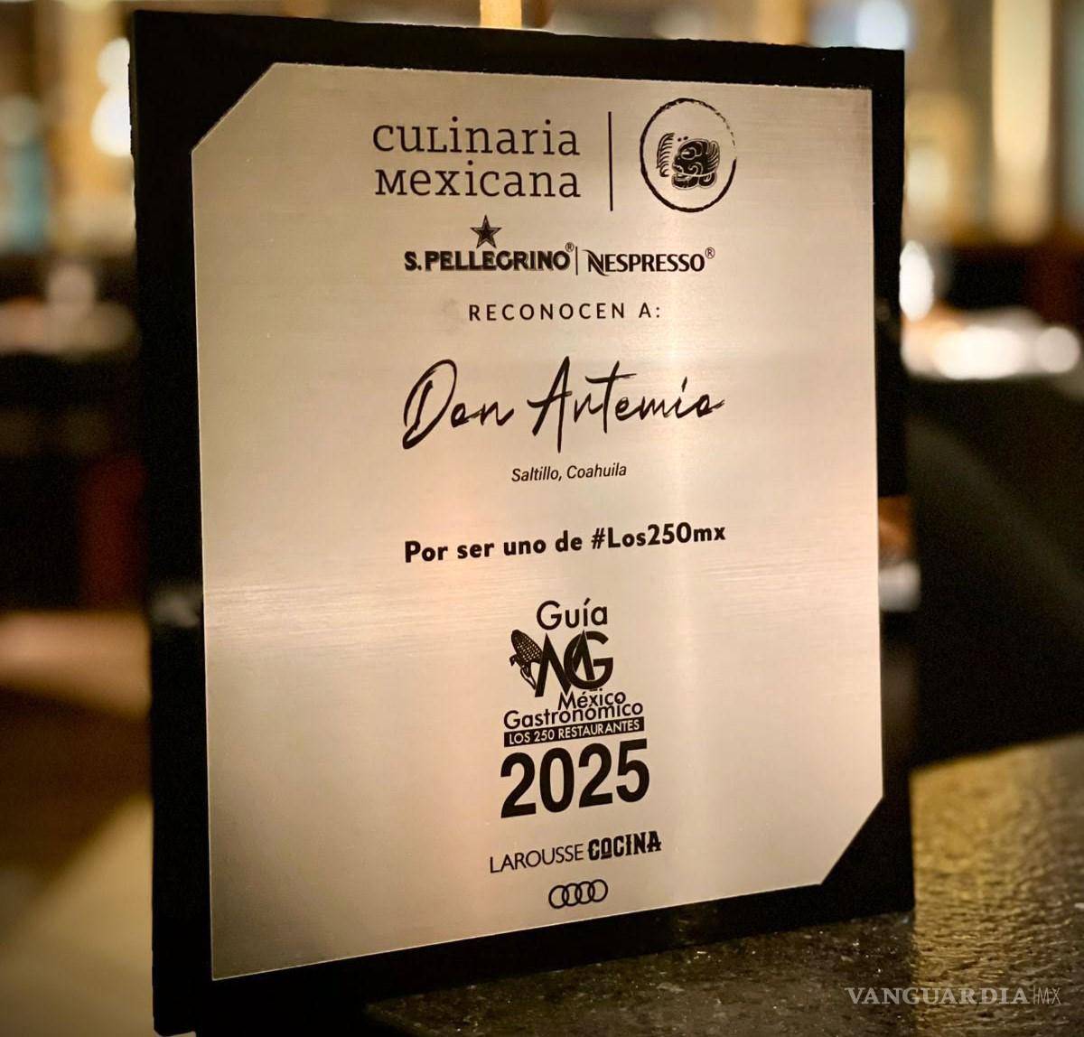 $!Don Artemio ha formado parte de la Guía Los 250 MX por 10 años consecutivos. FOTO: CORTESÍA