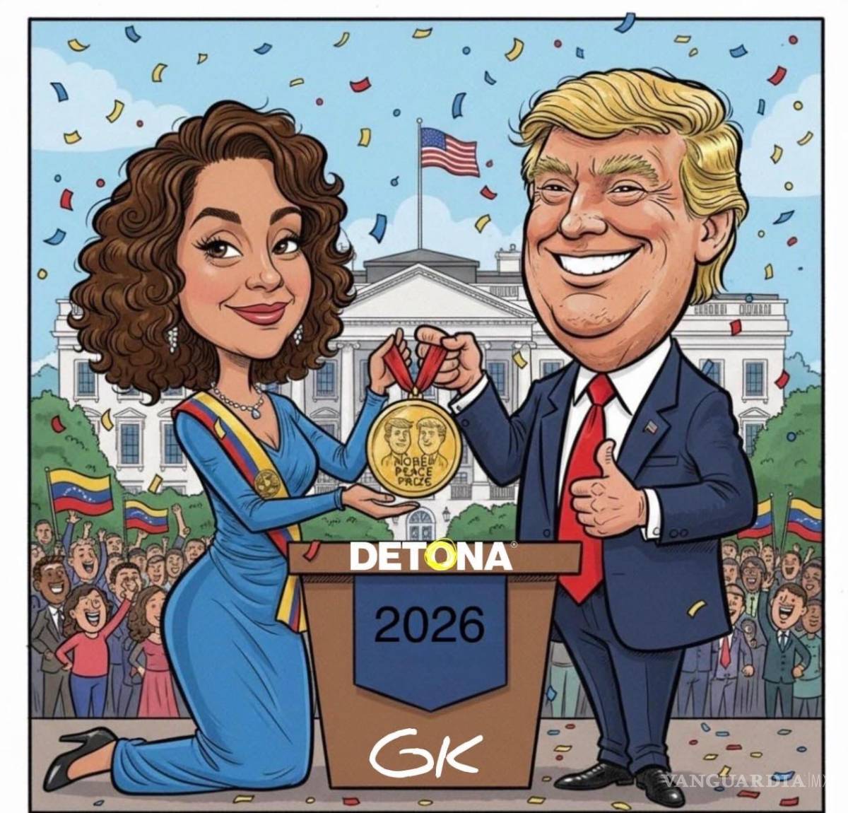 $!Entrega del Premio Nobel de la Paz a Trump