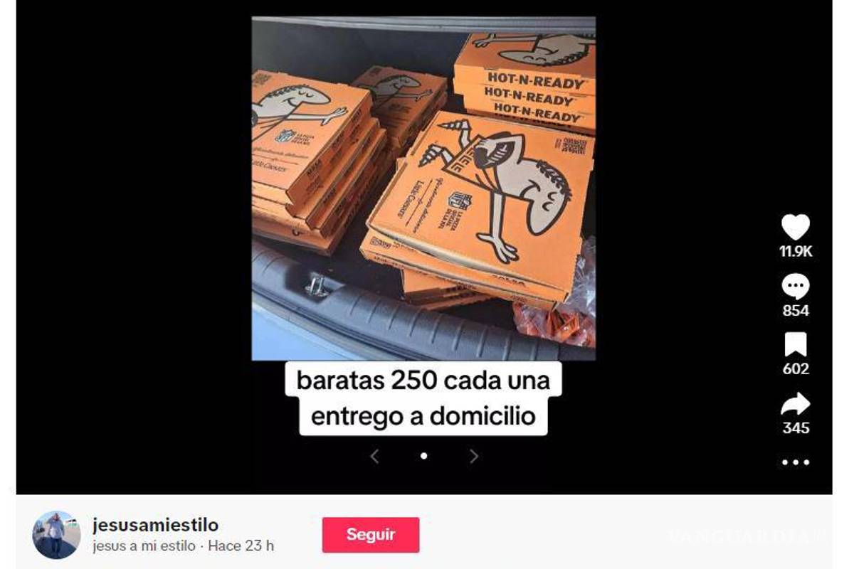 $!Revendedor oferta pizzas de Little Caesars a más del doble de precio en Baja California.