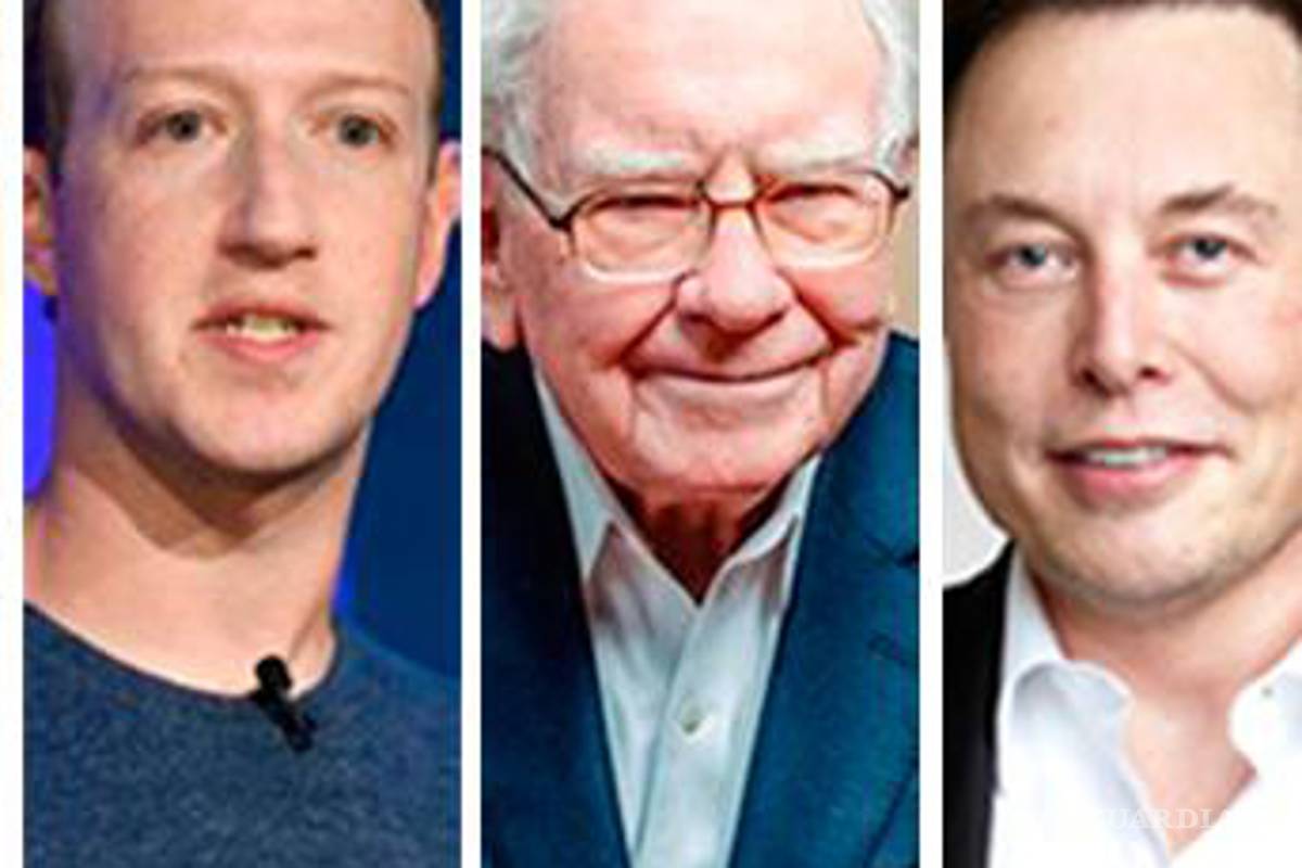Mark Zuckerberg, Bill Gates, Elon Musk y otros multimillonarios perdieron colectivamente 14 mil mdd en un solo día
