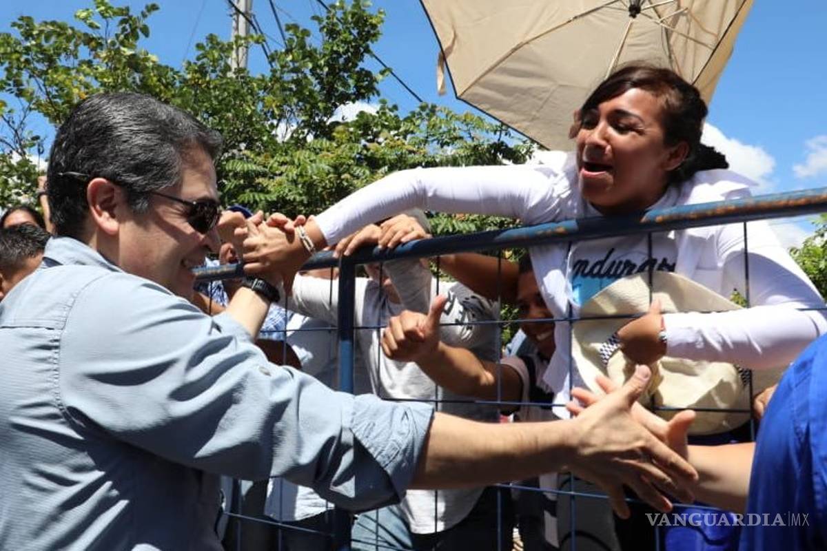 Marchan en Honduras para apoyar a Juan Orlando Hernández