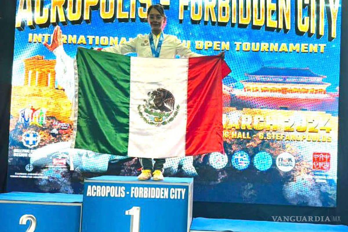 Destacada participación de la coahuilense Violeta Vielmas en el Internacional de Kung Fu