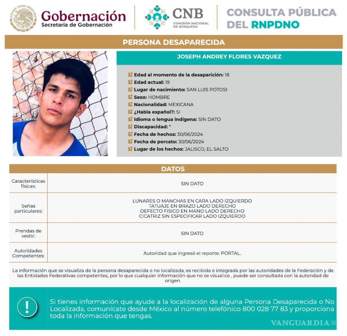 $!Identifican a joven desaparecido tras 16 meses en el Semefo de Jalisco; madre continúa búsqueda de su hermano