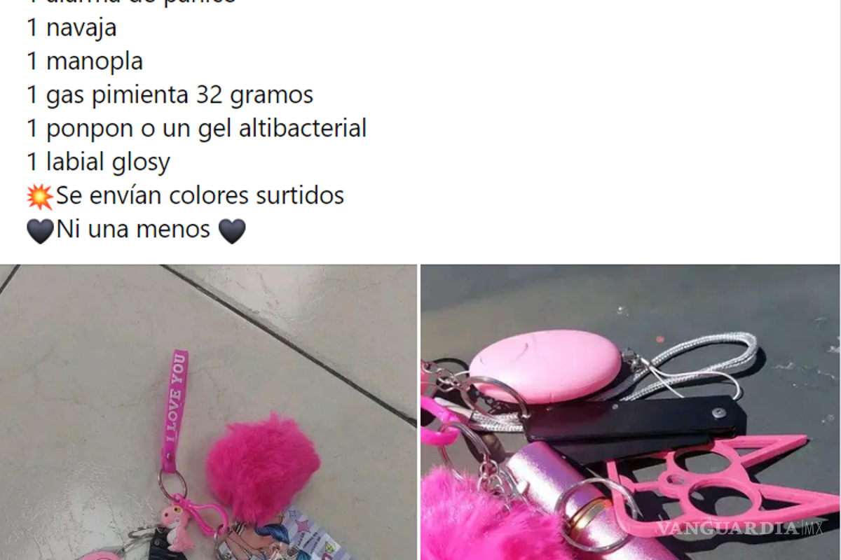 Saltillo: ante inseguridad para mujeres, venden kits de defensa personal en redes