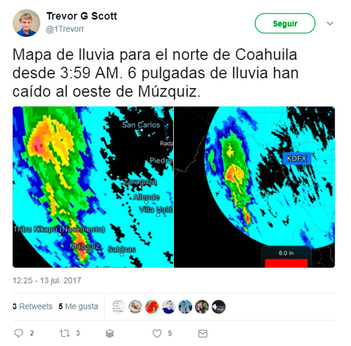 $!Intensas lluvias dejan inundaciones en colonias de Múzquiz, Coahuila