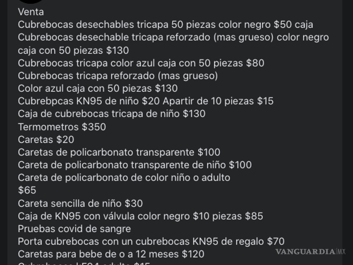 $!‘Nenis’ de Saltillo se suman a la contingencia; venden cubrebocas y pruebas para detectar COVID
