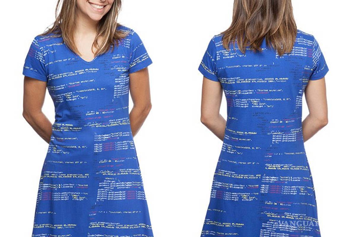 Para la chica programadora: un vestido de Javascript