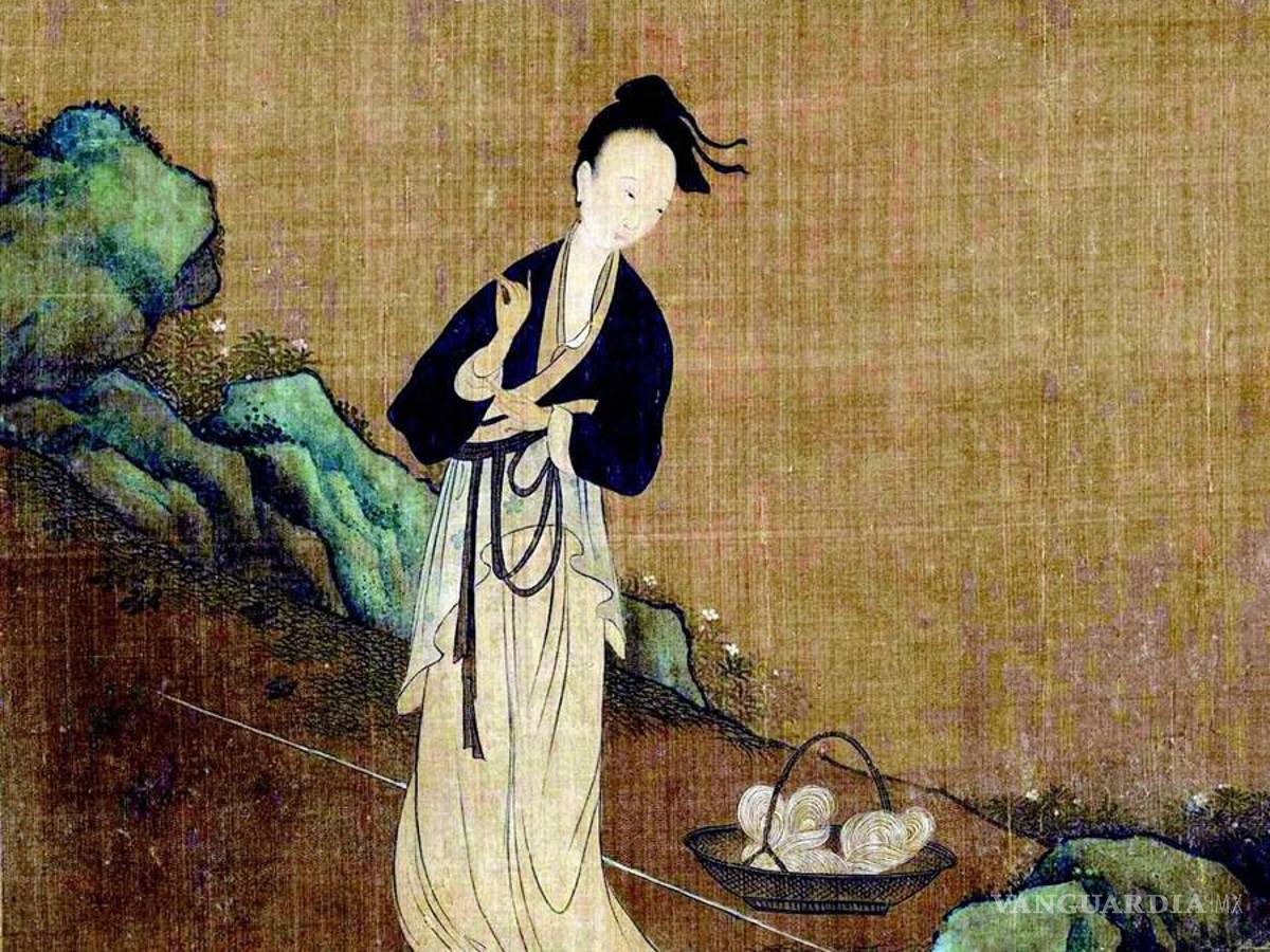 $!Pintura de Zhou Wenju que ilustra a la hermosa Hsi Shih.