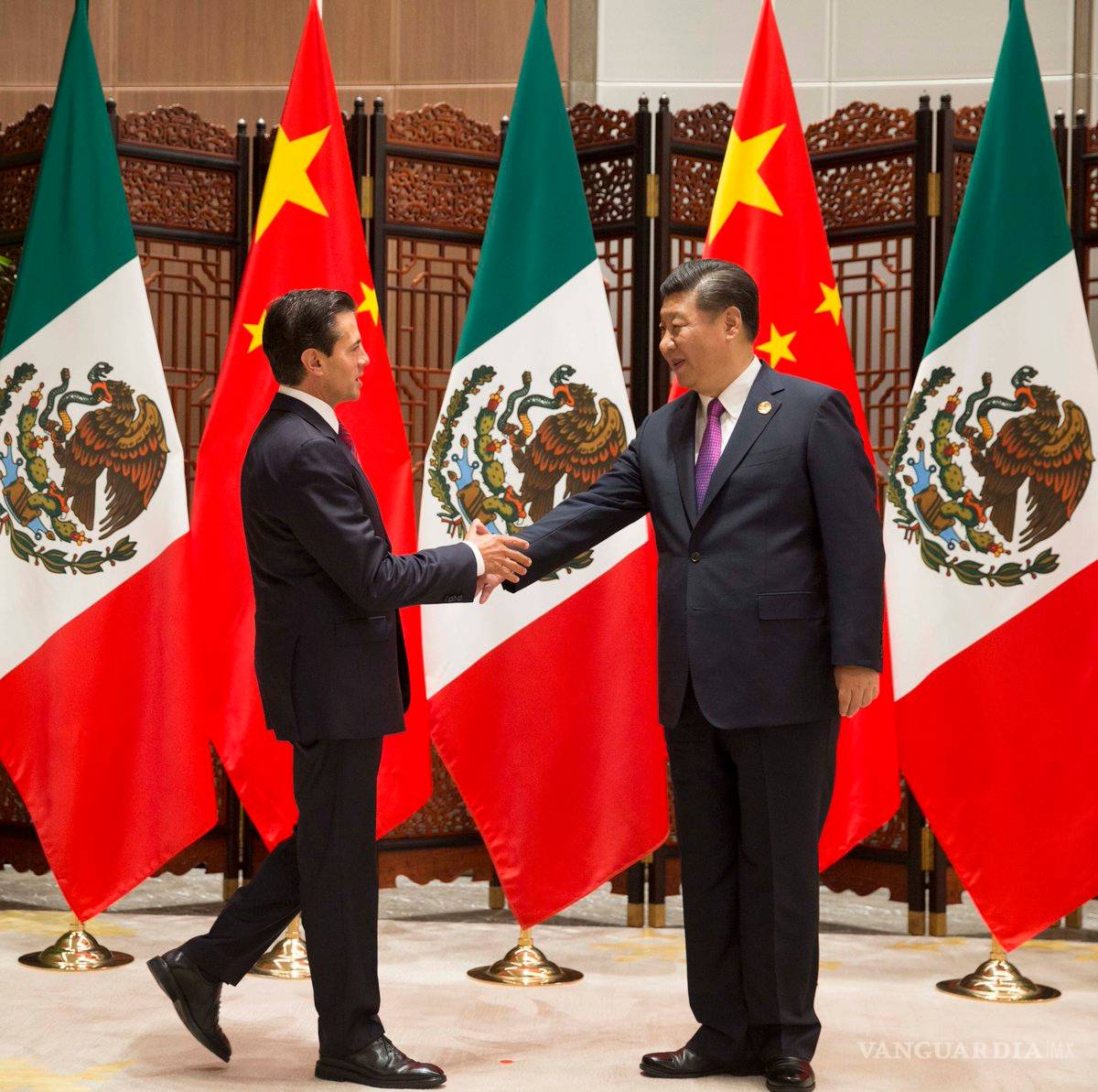 $!Peña Nieto se reúne con el presidente chino Jinping