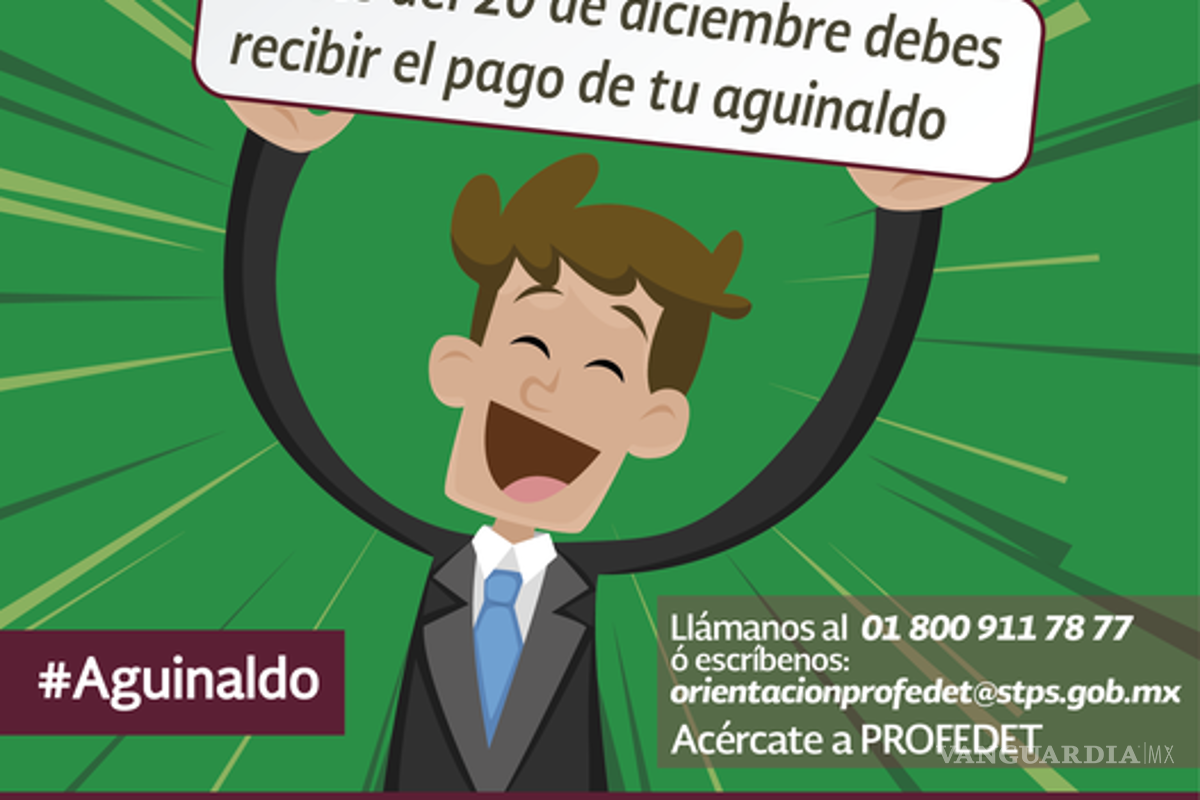 $!Aguinaldo 2025: cuánto te toca y cómo calcularlo según la Ley Federal del Trabajo