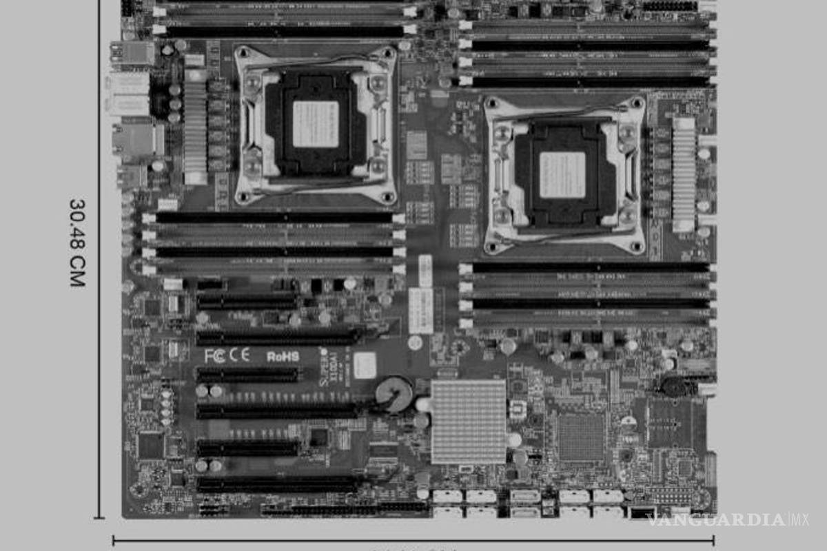 $!Aquí se aprecia una tarjeta madre modelo estándar ATX, una de las más comunes en el mercado. Su tamaño, critican los fabricantes de AbacusBasic, podría reducirse para generar menos contaminación.