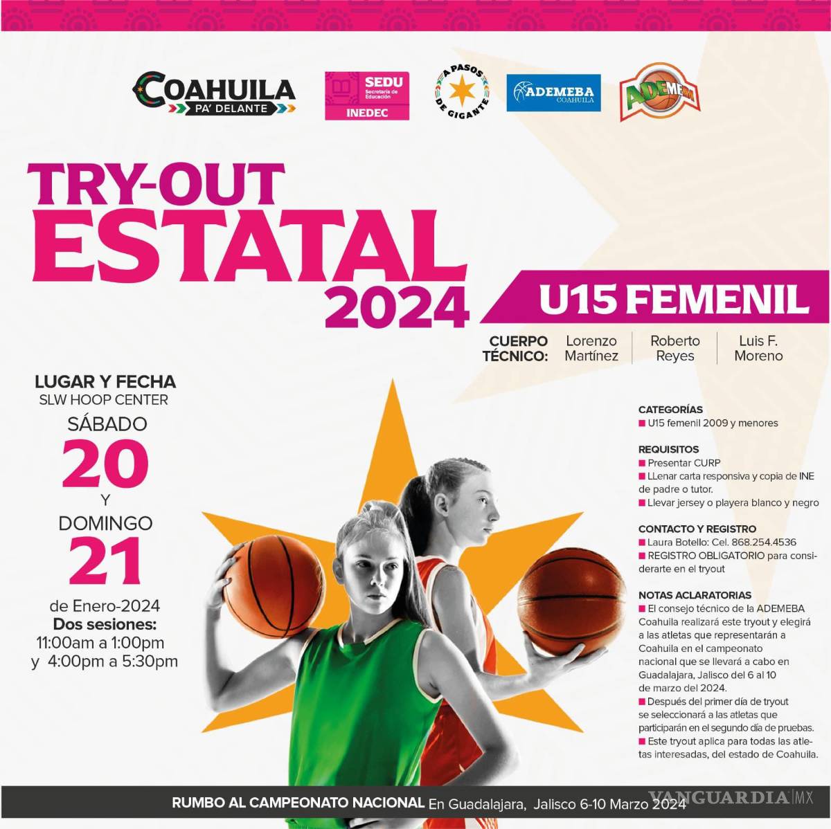 $!Las chicas tendrán que cumplir con los requisitos que se presentan en dicha imagen.