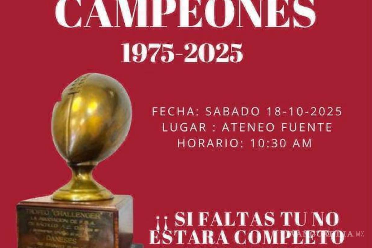 $!Este sábado 18 de octubre, el Ateneo Fuente celebra el 50 aniversario del campeonato de fútbol americano logrado por los Daneses en 1975.