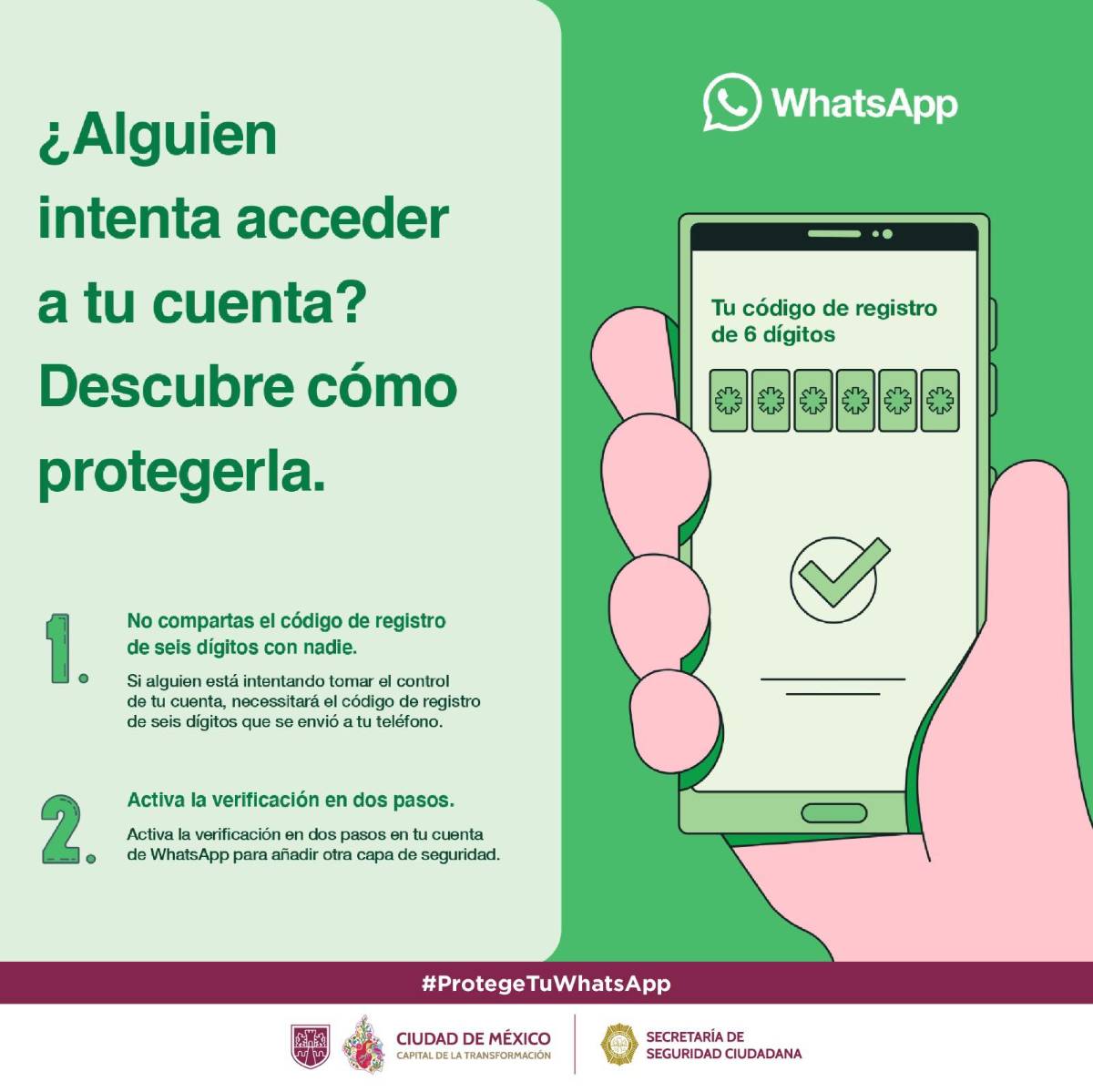 $!Alertan sobre seguridad en WhatsApp ante hackeos y difunde medidas para proteger cuentas
