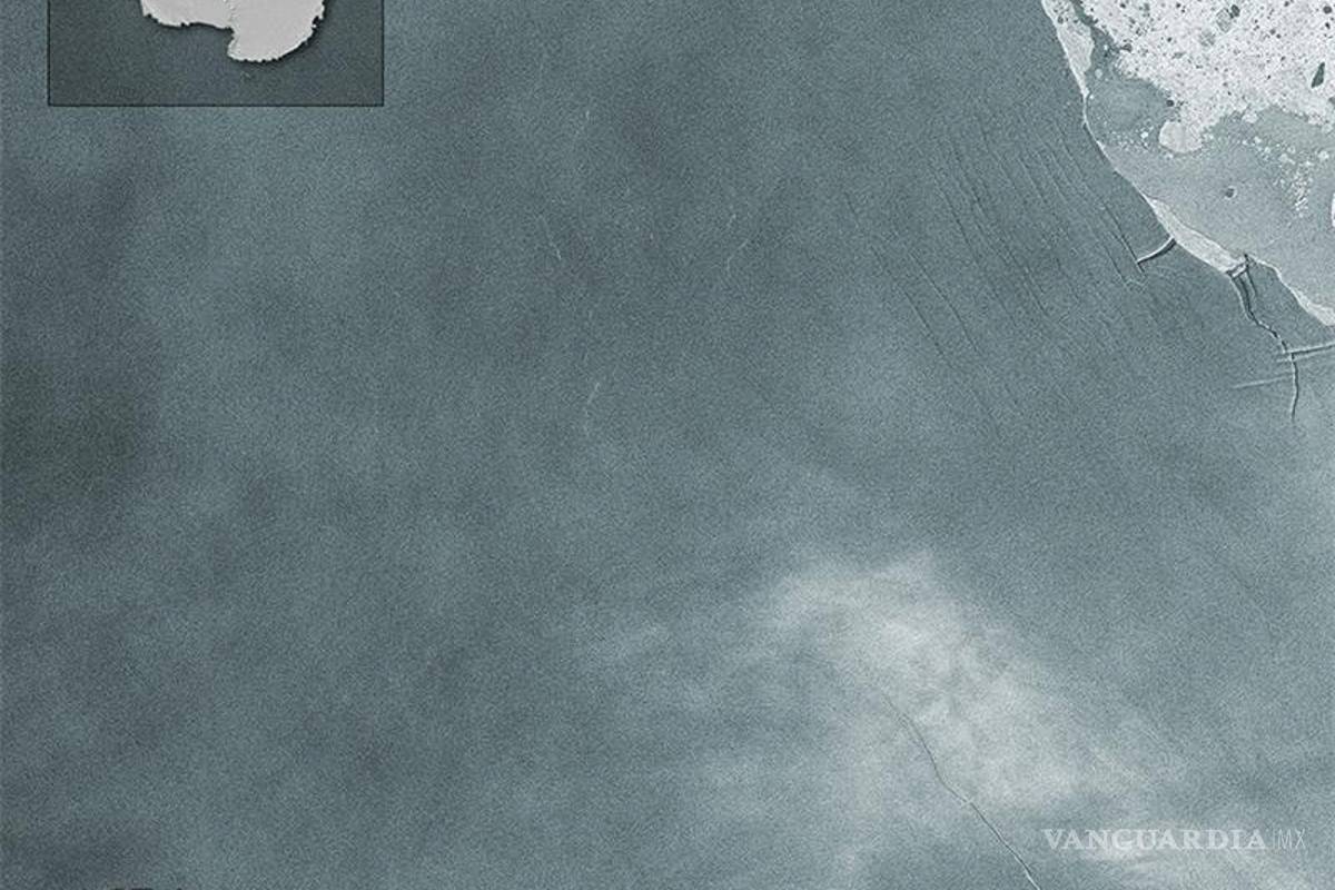 Un gigantesco iceberg se está formando en la Antártida