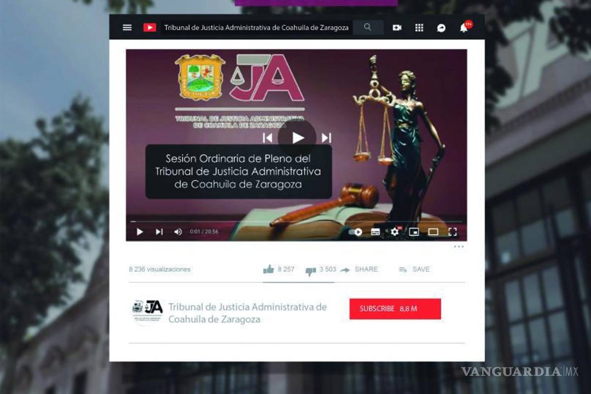 Ofrece justicia en línea el TJA a los coahuilenses