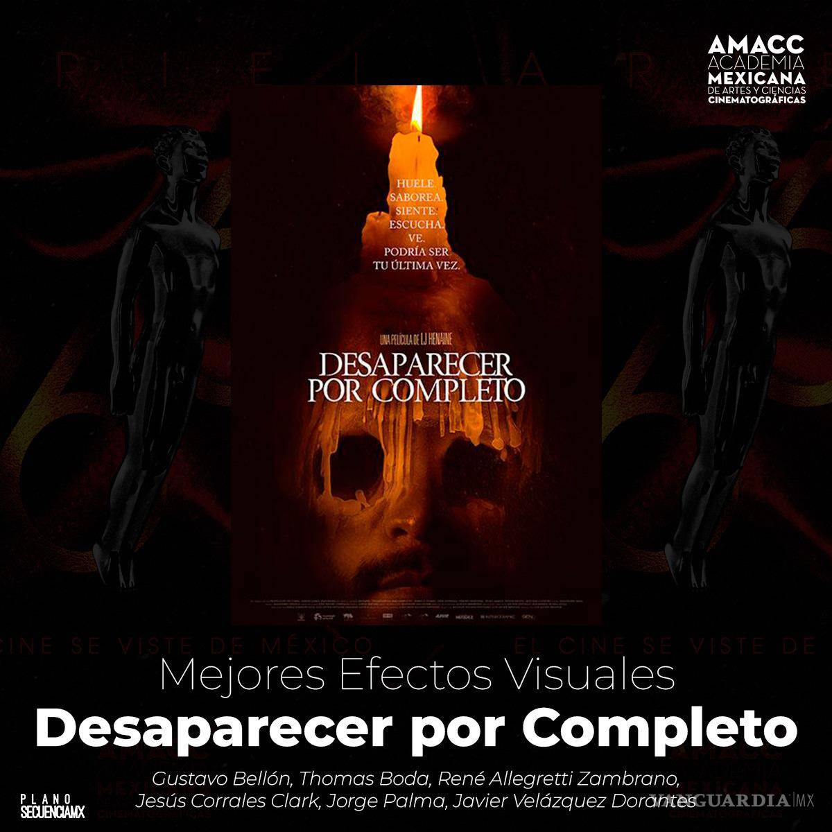 $!Sustos que dan gusto: saltillense habla de su Premio Ariel por película de terror