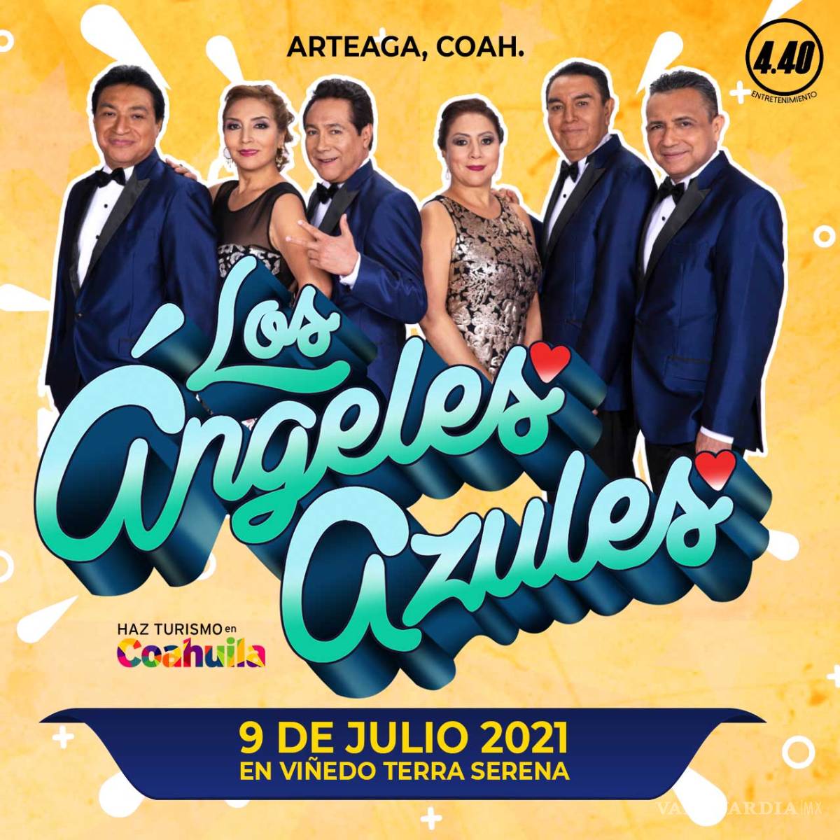 $!¿Cómo los vamos a olvidar? Los Ángeles Azules cumplen 40 años y celebran en Coahuila