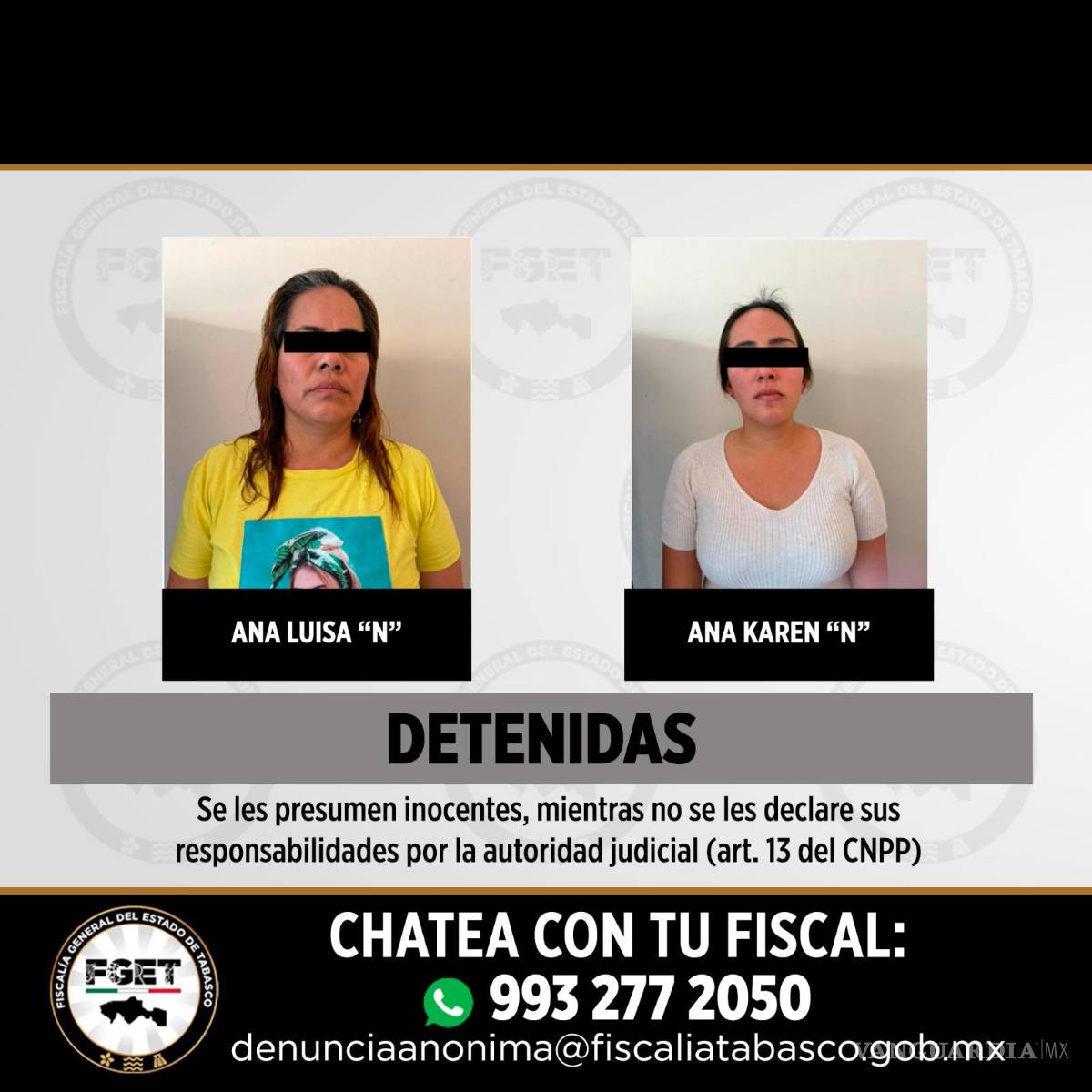 $!Detienen a dos mujeres vinculadas con La Barredora y aseguran 34 vehículos en Tabasco