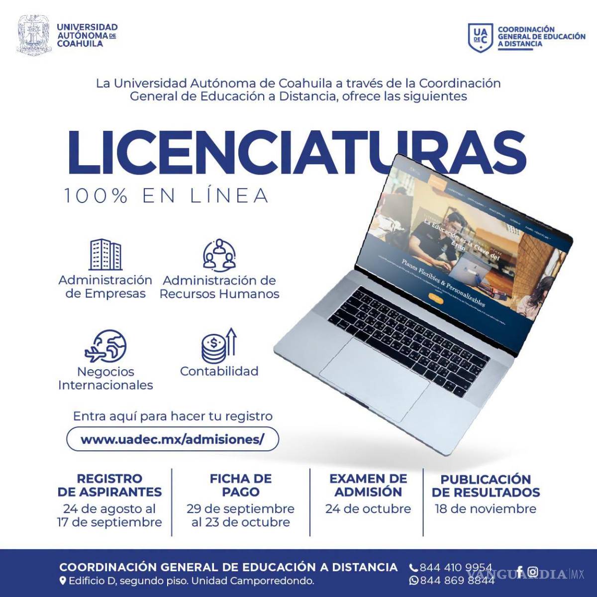 $!La modalidad virtual busca facilitar el acceso universitario a quienes trabajan o tienen otras responsabilidades.