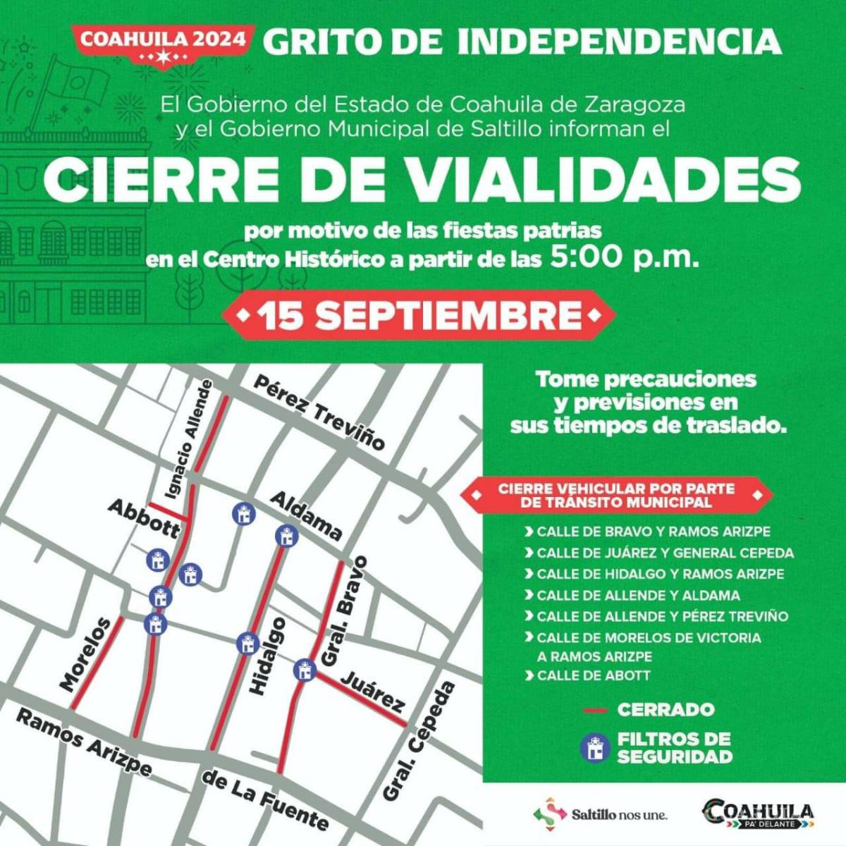 $!Se implementarán filtros de seguridad en las principales intersecciones del centro histórico.