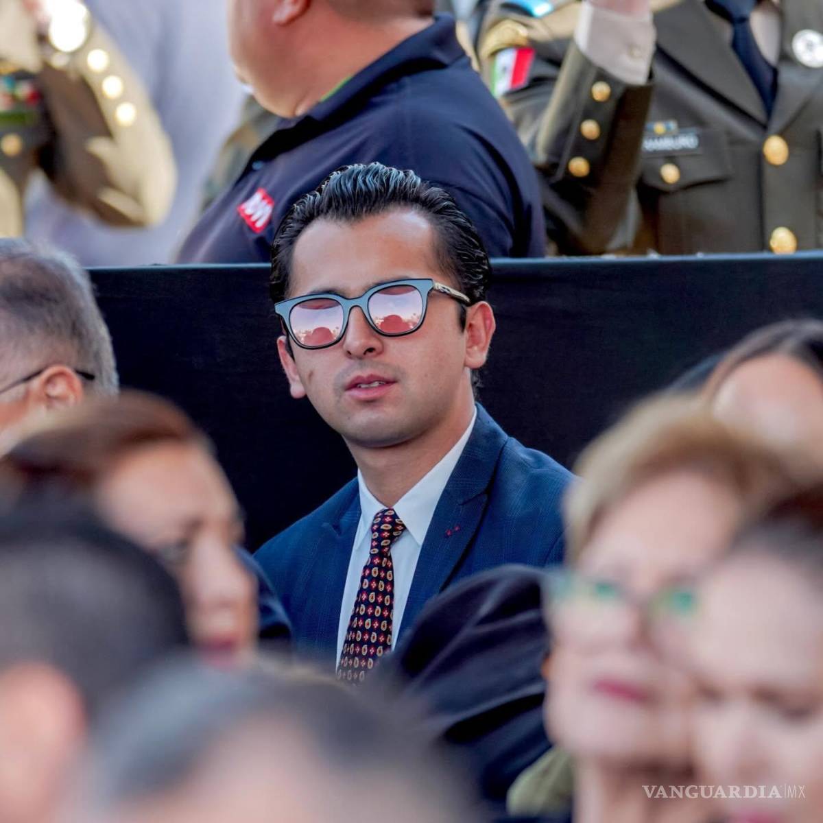 $!Gerardo Viesca Sánchez salió de la Junta Municipal de Reclutamiento.