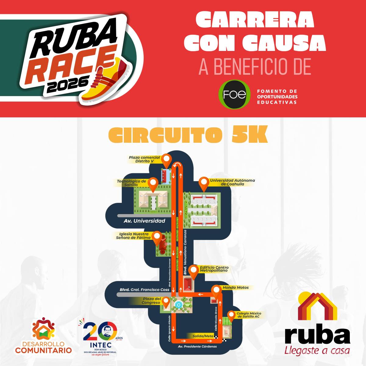 $!Ruba Race 2026 impulsará educación en aniversario del Intec Don Bosco