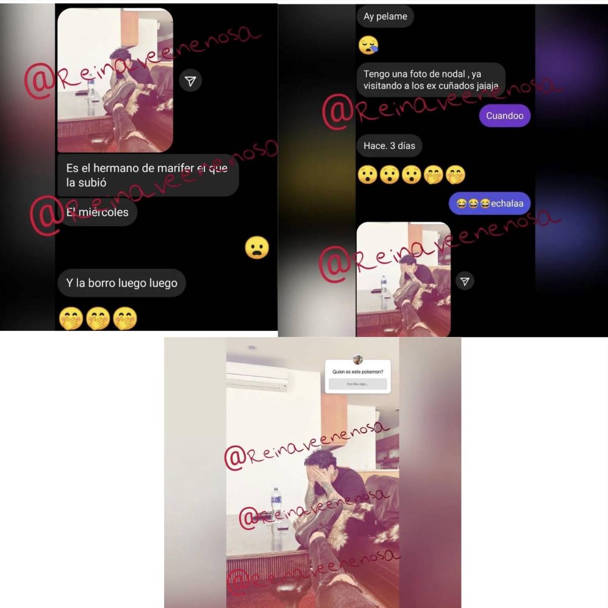 $!Diversos medios filtraron fotos de Nodal en la casa de su ex novia, María Fernanda Guzmán
