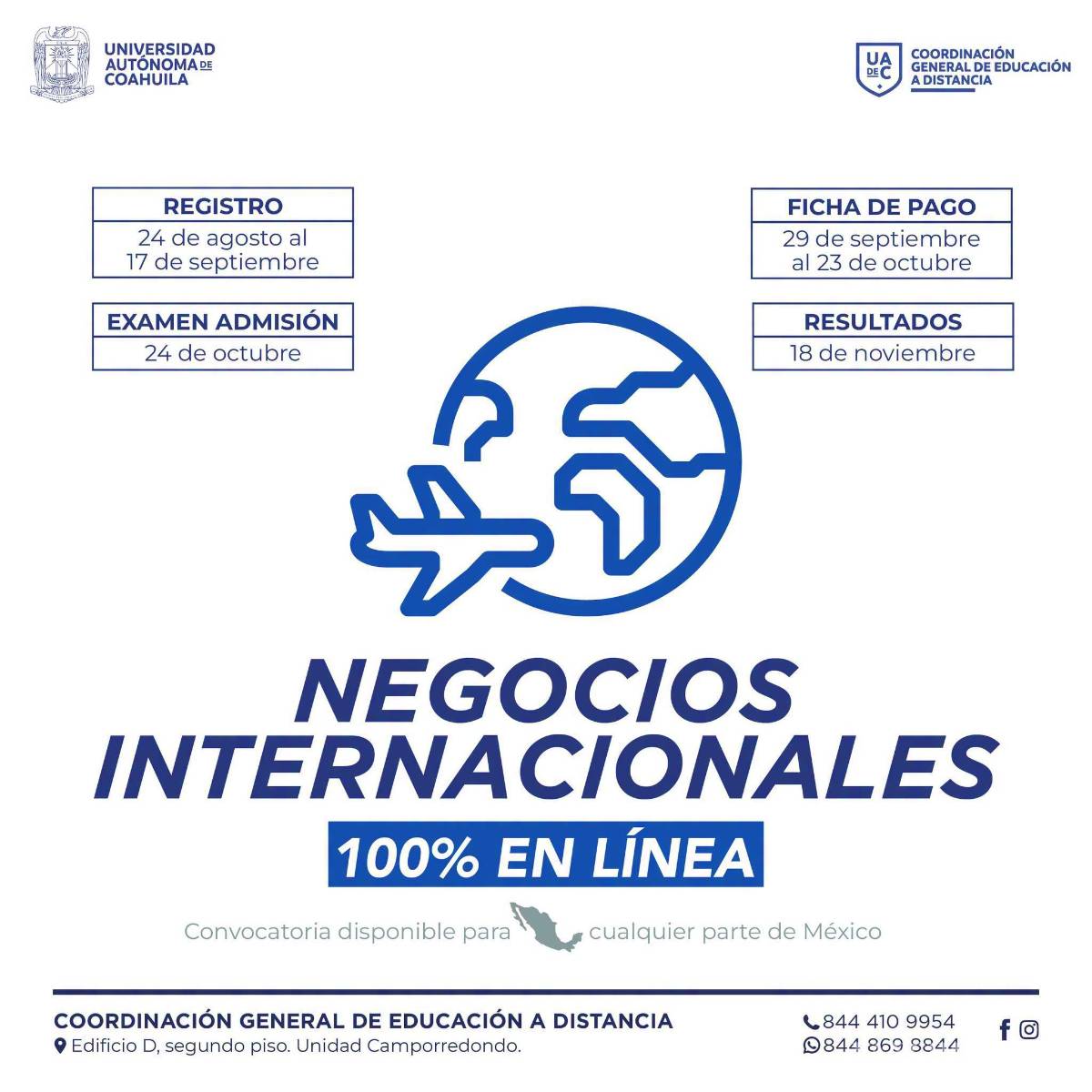 $!UAdeC abre convocatoria para licenciaturas 100% en línea rumbo a 2027