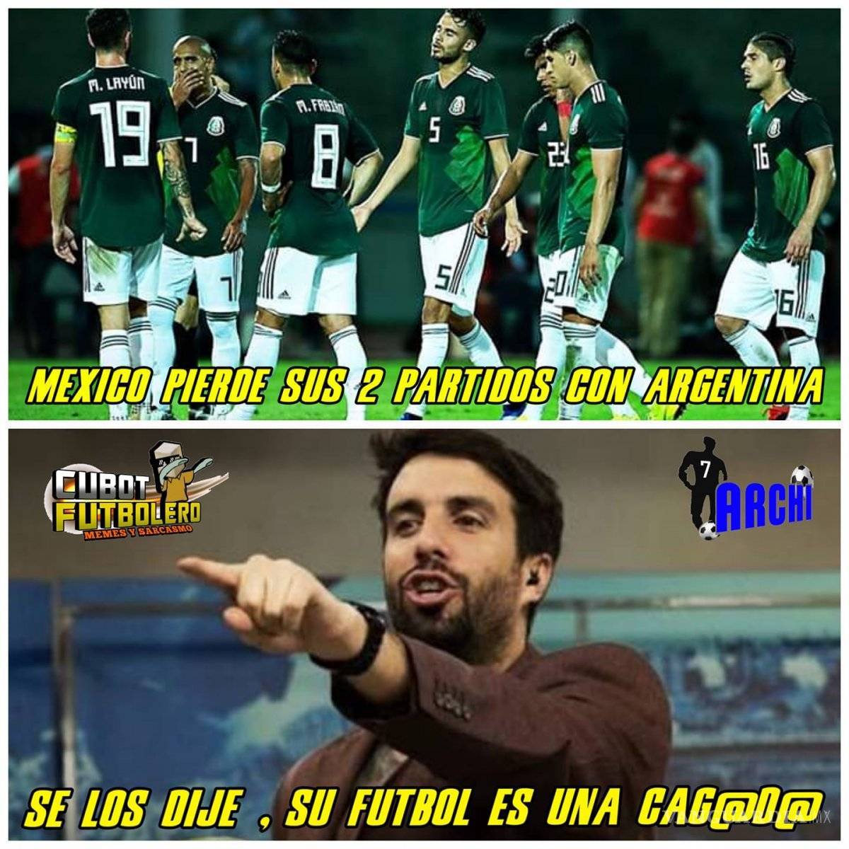 $!Los memes de la nueva derrota de México ante Argentina