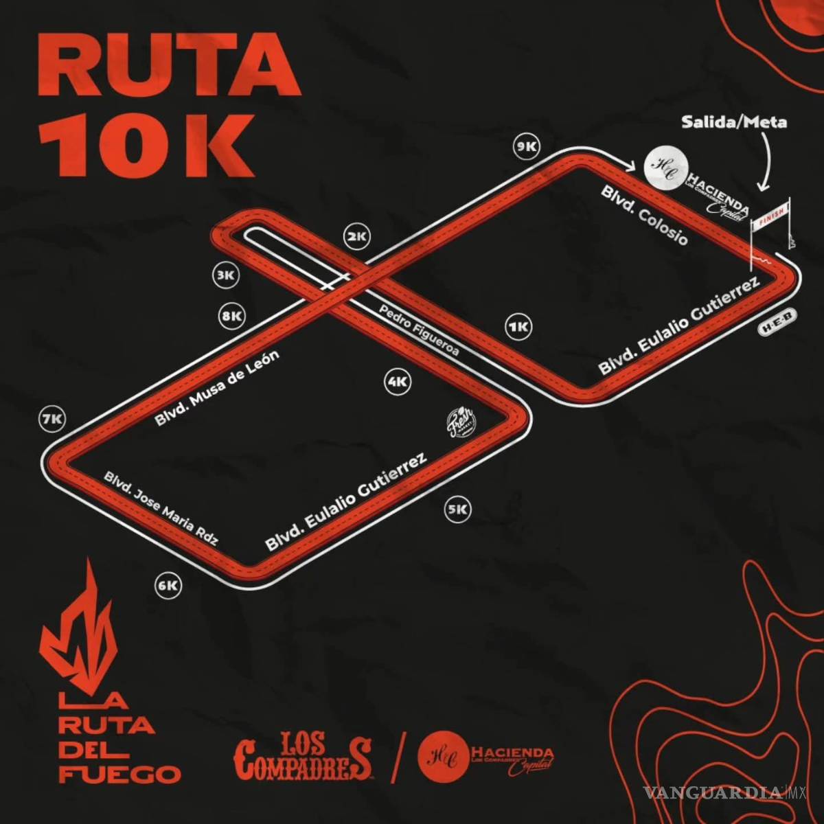 $!El evento incluye distancias de 5 y 10 kilómetros, además de categorías infantiles para distintas edades.