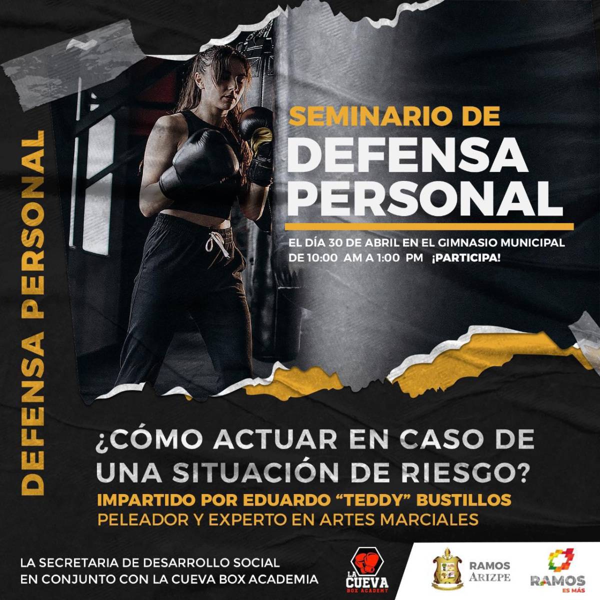 $!Municipio de Ramos Arizpe invita a seminario de defensa personal gratuito