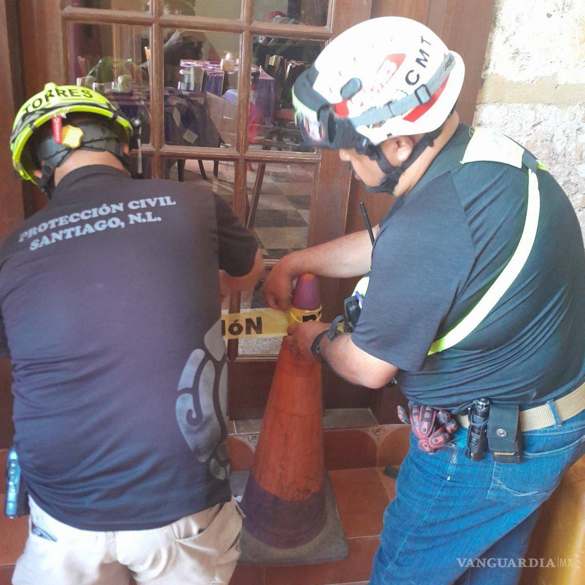 $!Protección Civil municipal cerró dicho salón y lo acordonó mientras que dejó operando otros tres y la cocina.