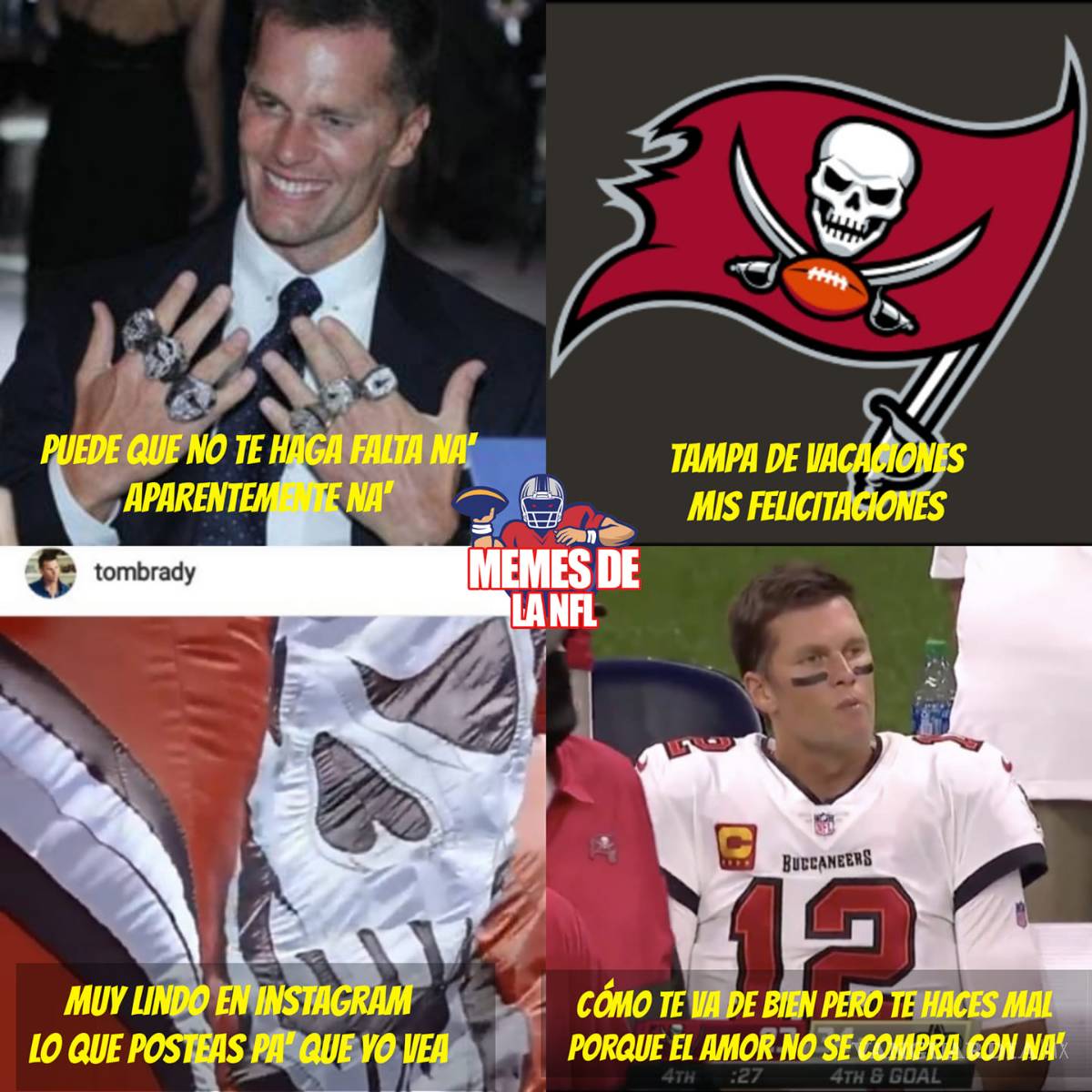 $!Los memes de la derrota de los Cowboys y de Tom Brady