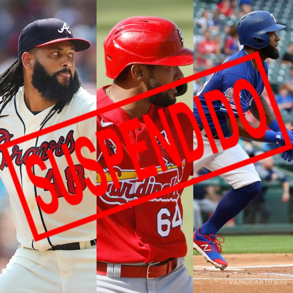 $!‘El relevista Richard Rodríguez, el INF/OF Danny Santana y el jugador de cuadro José Rondón, han sido suspendidos por 80 juegos cada uno después de dar positivo por la sustancia que mejora el rendimiento Boldenona2.