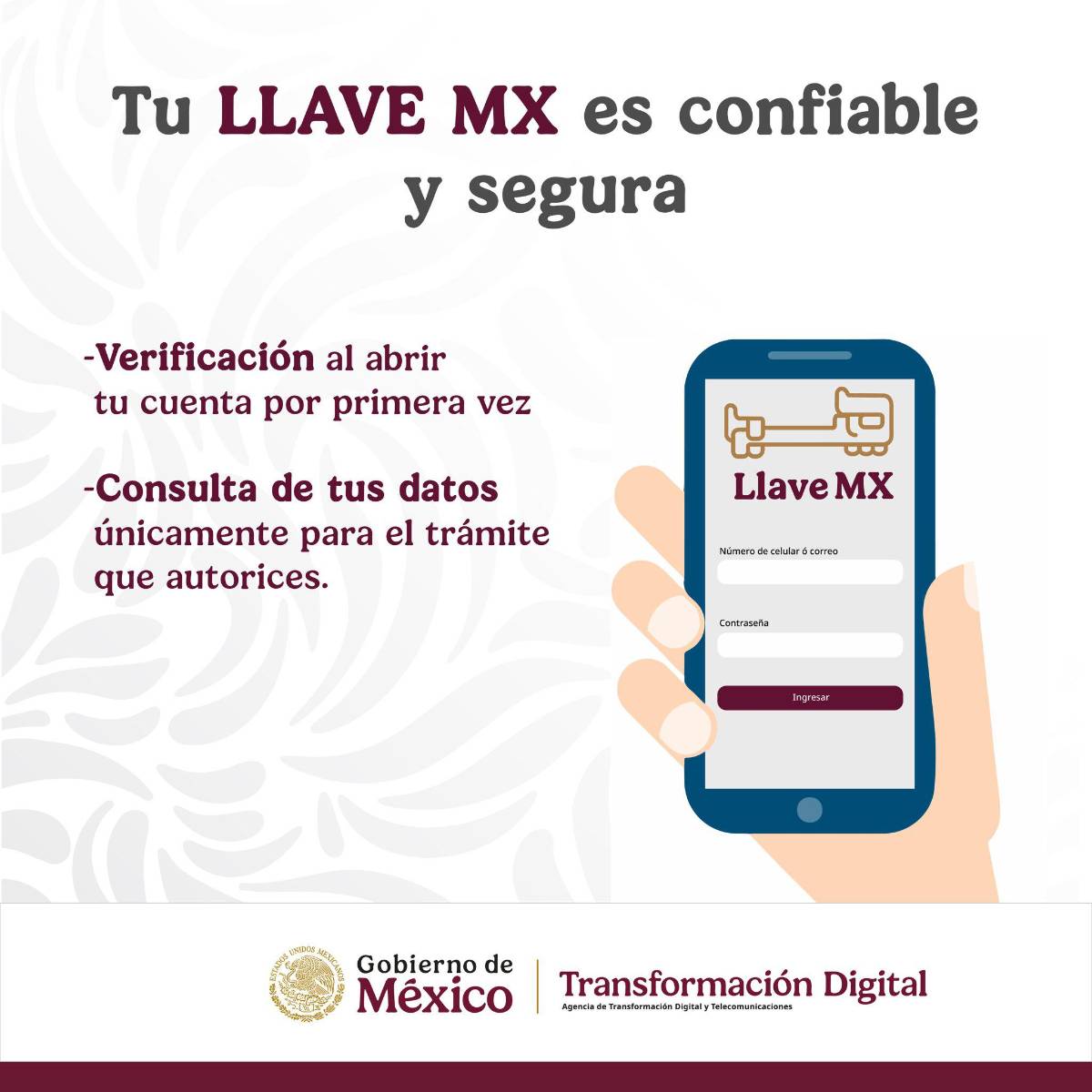 $!¿Podrá tramitarse la CURP Biométrica con Llave MX desde el celular?