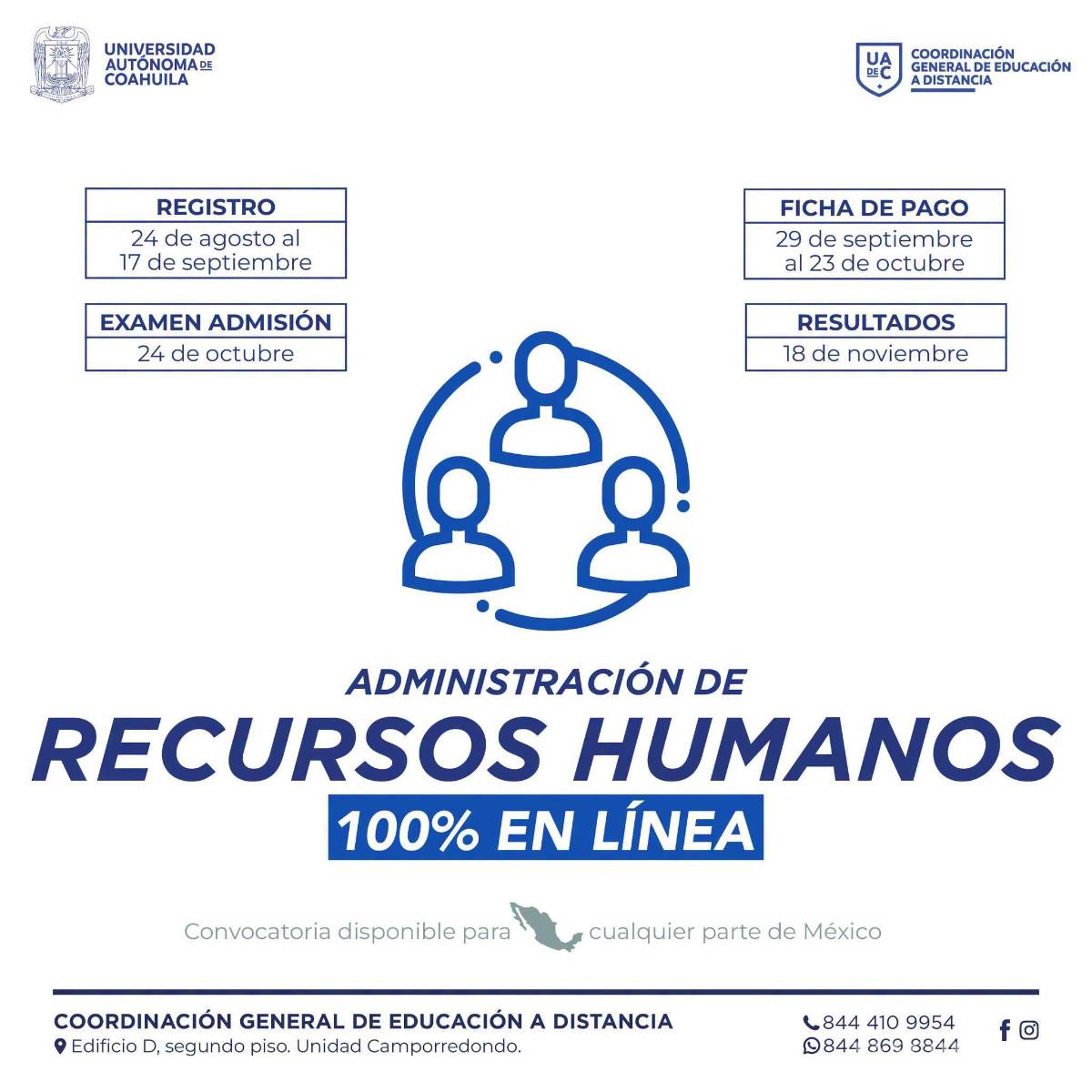 $!UAdeC abre convocatoria para licenciaturas 100% en línea rumbo a 2027